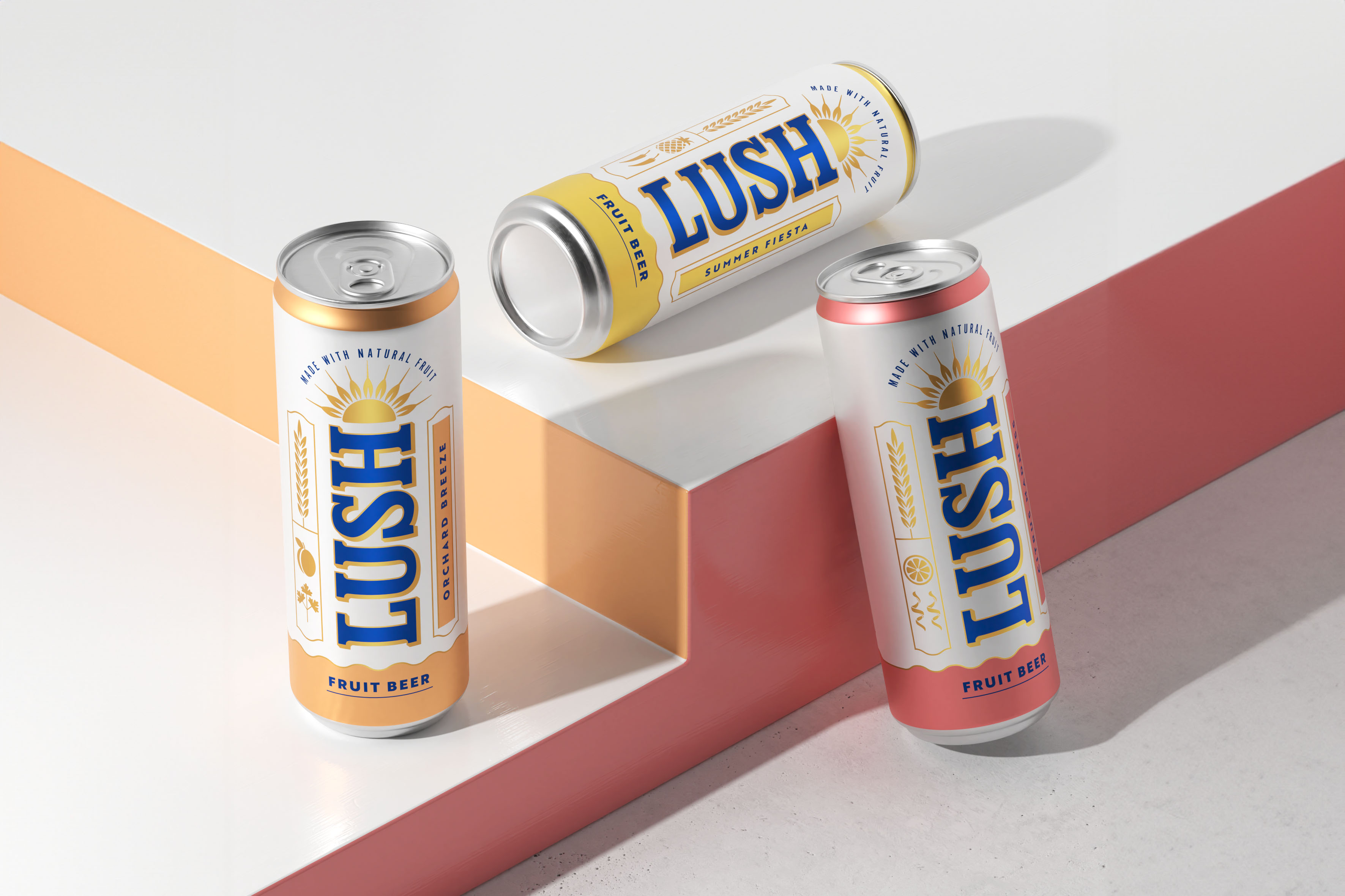 Lush Beer Packaging Design by Blackmoon Studios Illustrating the Evolution of Vietnam's Beer Market