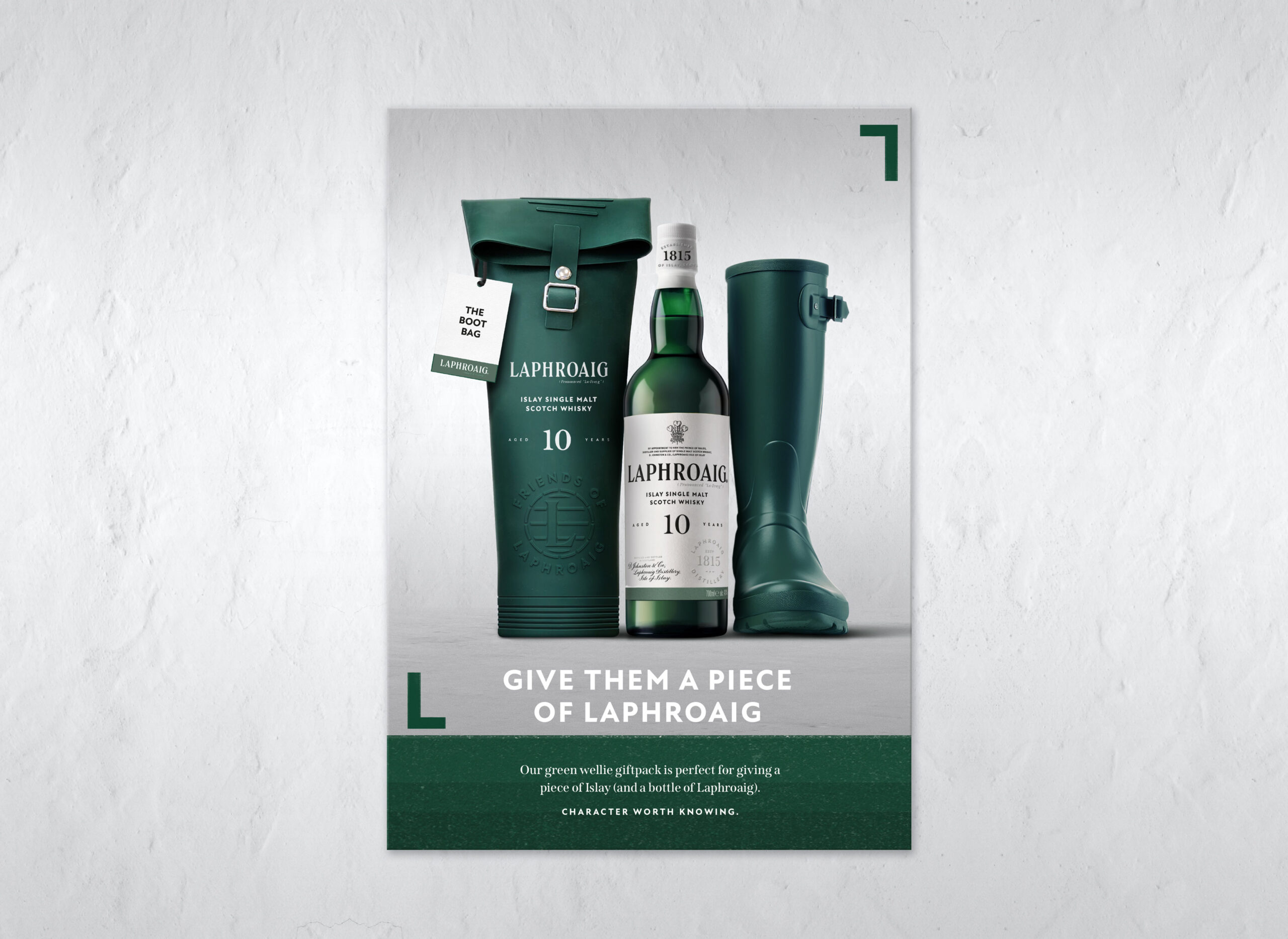Laphroaig's Wellington Boot-Inspired Gift Packaging Design