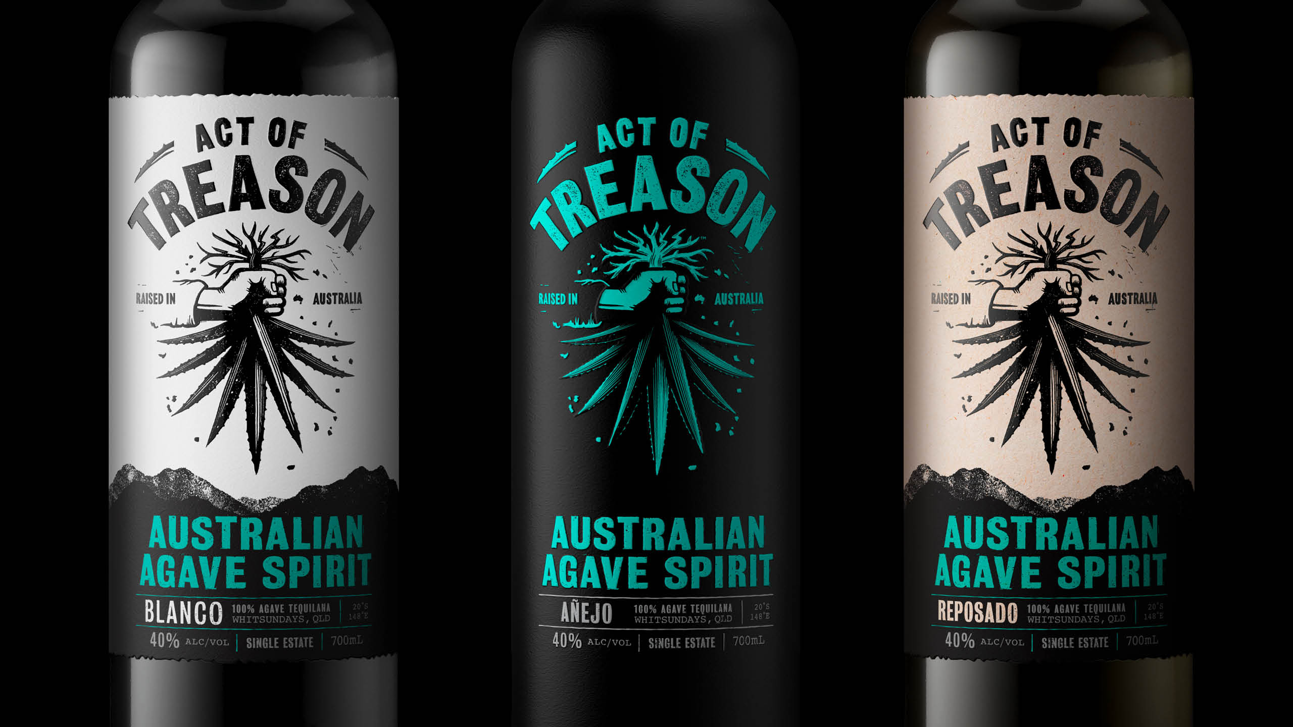 Act of Treason Packaging Design: Australia's Unique Agave Spirit