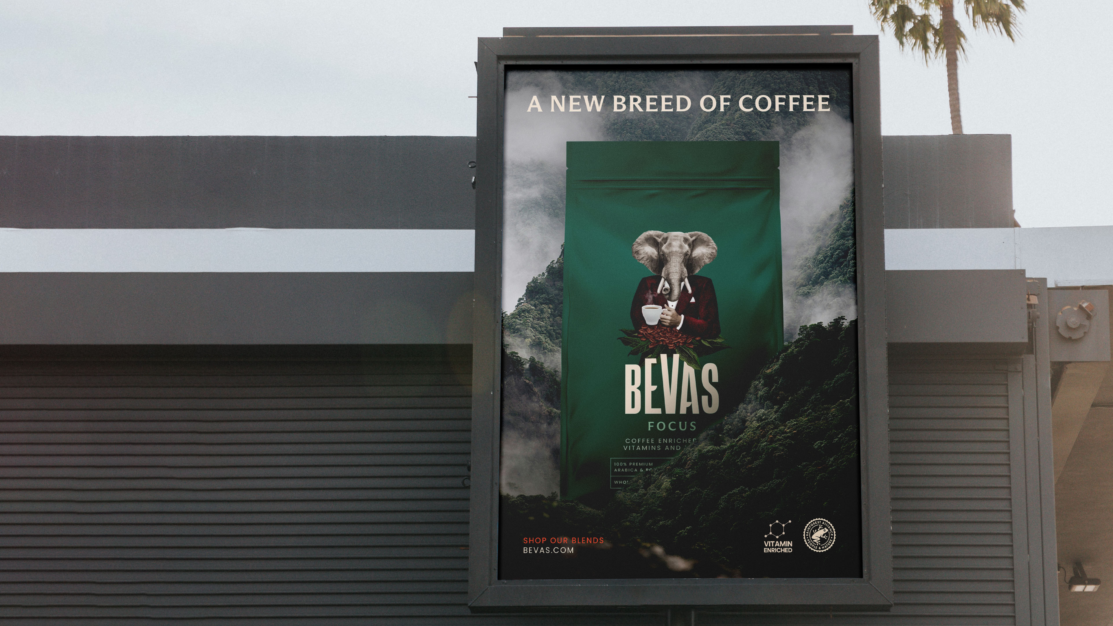 Bevas: A New Breed of Functional Coffee Blends with Innovative Packaging Design by White Bear Studio