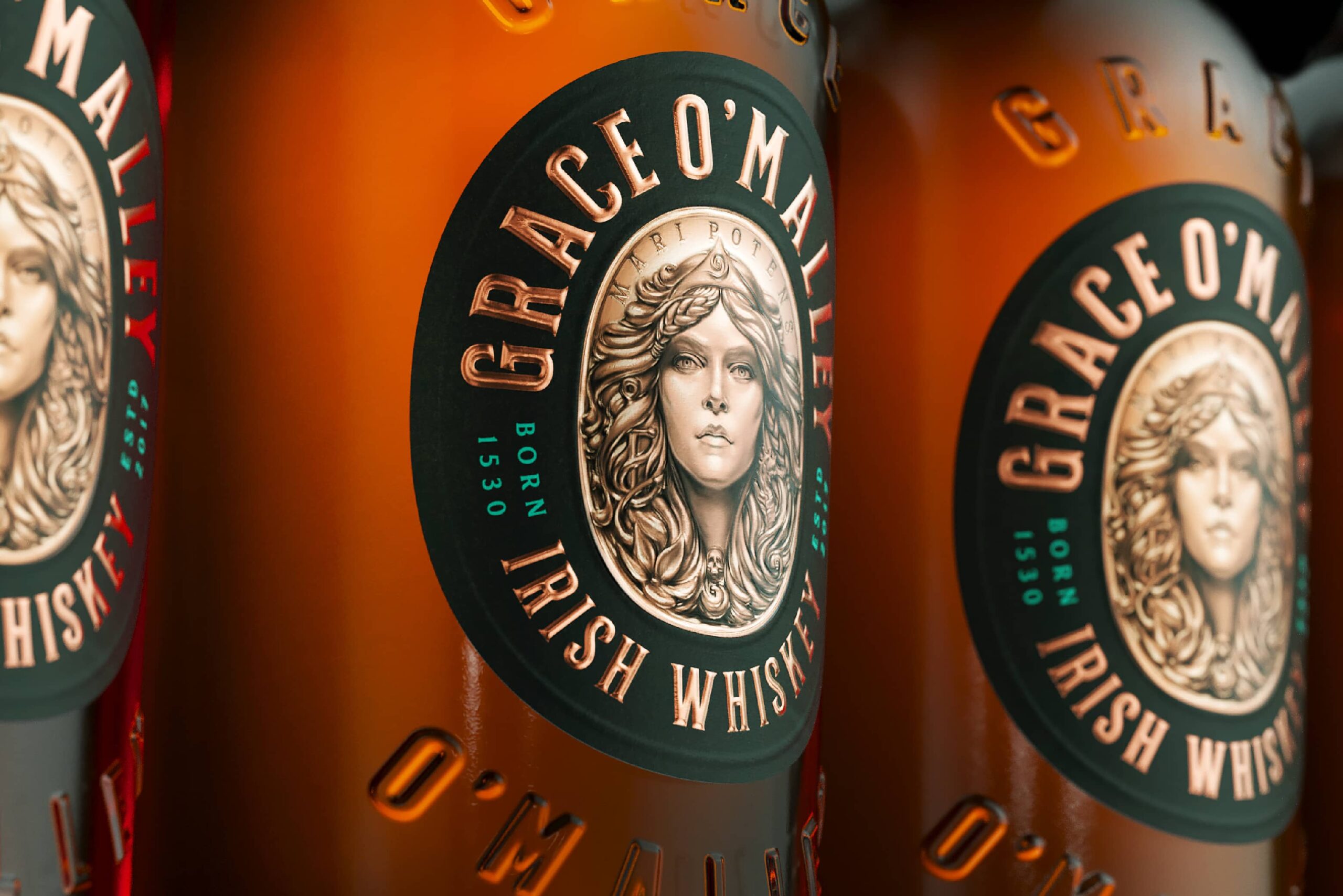 Grace O'Malley Whiskey: A Blend of Premium Taste and Legendary Irish Storytelling in Packaging Design