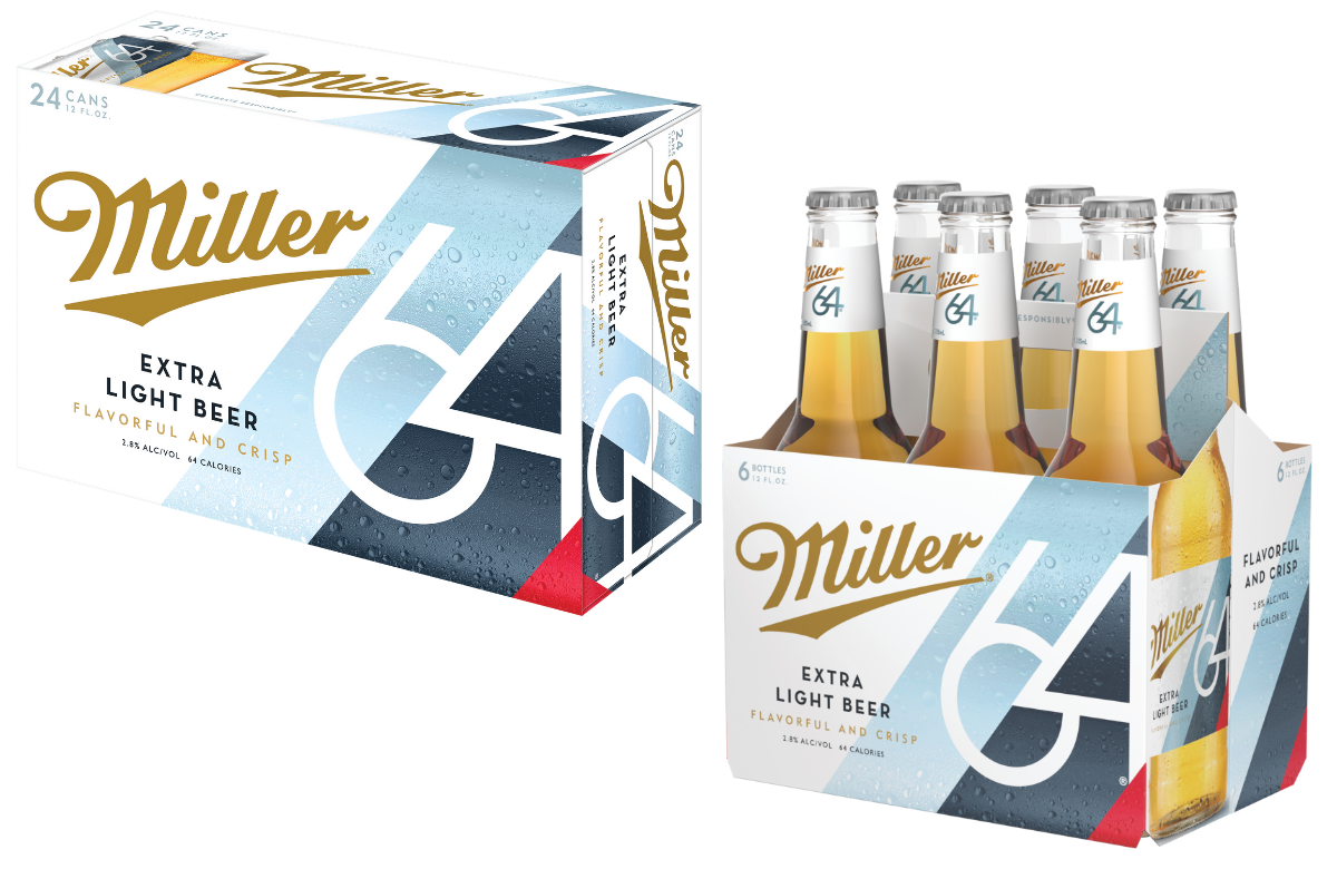 Miller 64 Rebrands & Relaunches As 64 Extra Light