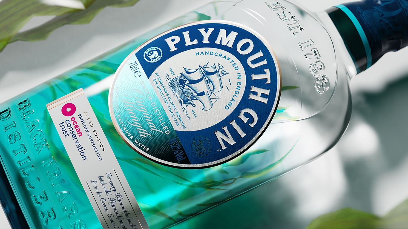 Plymouth Gin Launches Second Ocean Edition Bottle in Partnership with Ocean Conservation Trust