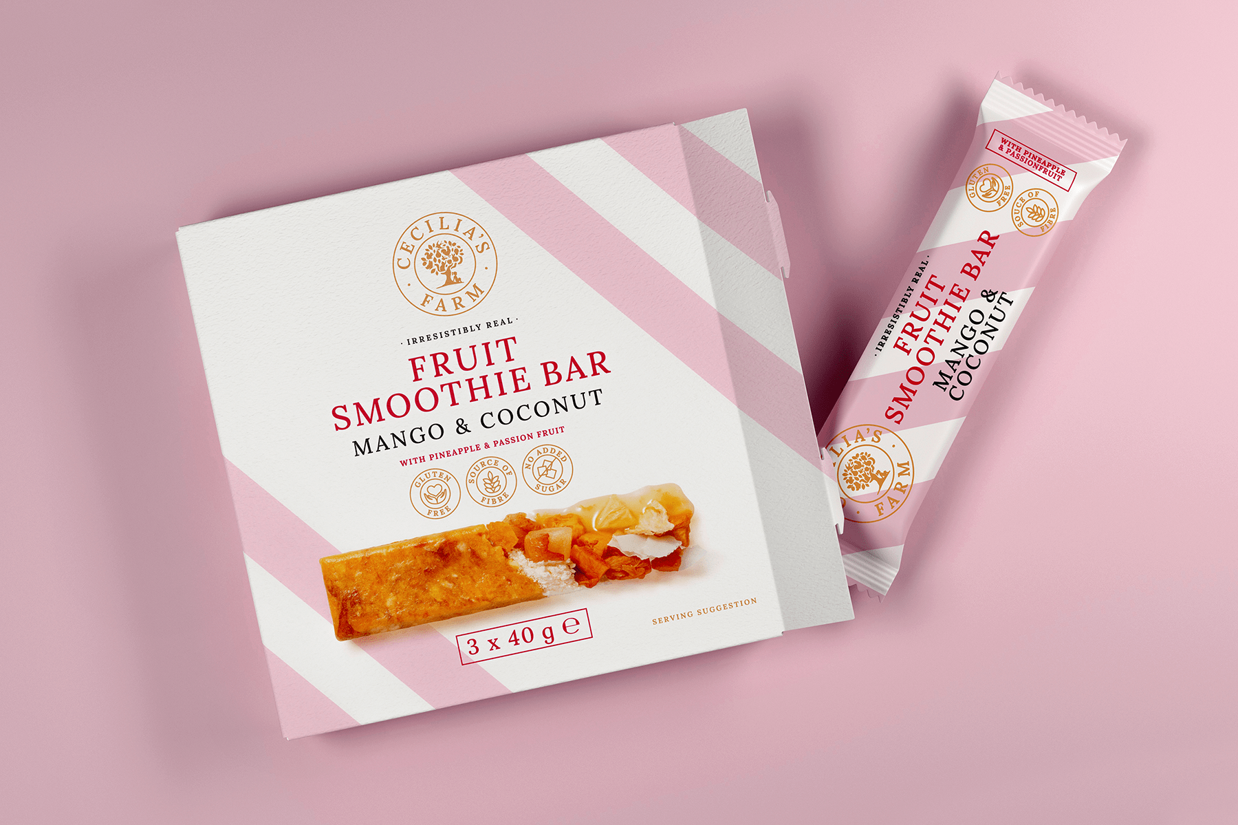 Creating Premium Packaging For Cecilia’s Farm Fruit Smoothie Bars And Boxes