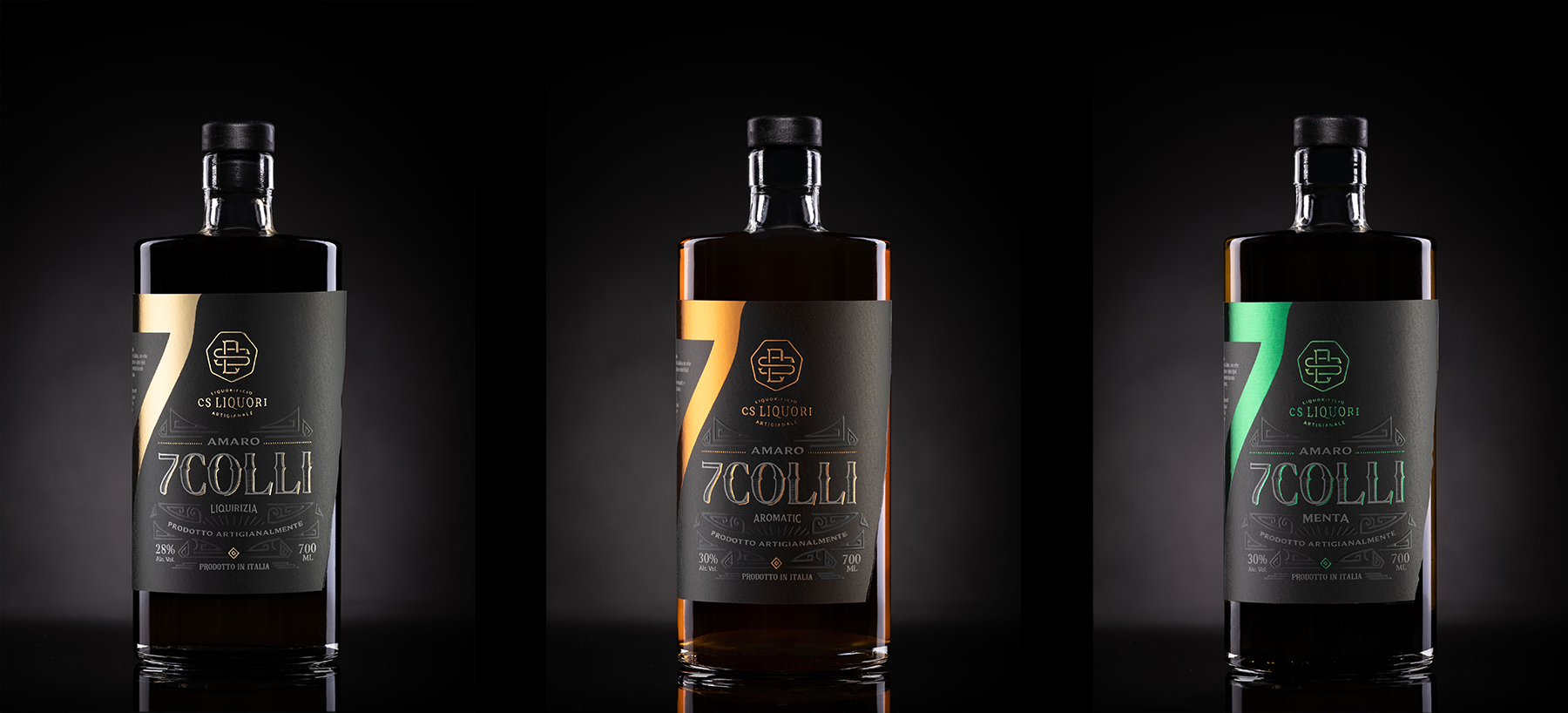 Studio La Regina Revamps Packaging Design for 7 Colli Amaro