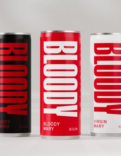 "Bloody Drinks: Daring Design and Bespoke Typography for a Striking