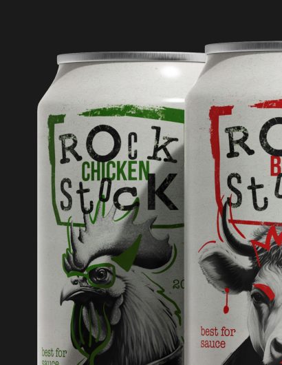 Rock Stock Packaging: A Fusion of Rock Music and Culinary